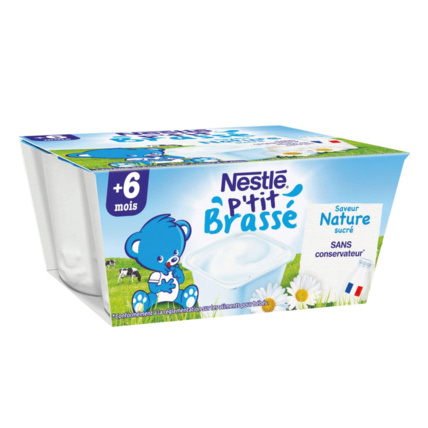 Avis P'tit Brassé Nature (4x100g) NESTLÉ 1