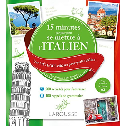 Avis 15 minutes par jour pour se mettre à l'Italien LAROUSSE 1