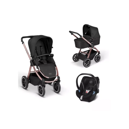 Avis Poussette Samba + nacelle + coque Cybex Aton 5 ABC DESIGN 1