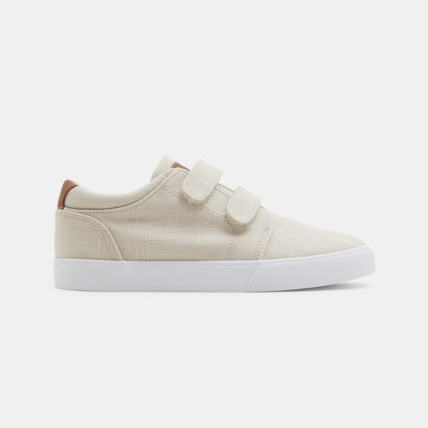 Avis Tennis toile à double scratch beige garçon OKAIDI 1
