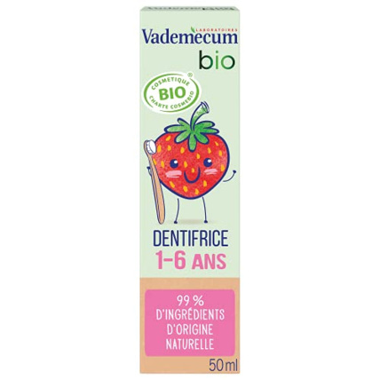Avis Dentifrice Bio 1-6 ans LABORATOIRES VADEMECUM 1