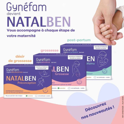 Avis Gynéfam Natalben Grossesse 30 capsules EFFIK 3