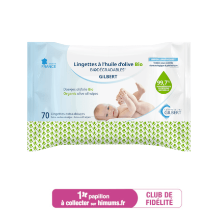 Avis Lingettes à l’huile d’olive Bio Biodégradables LABORATOIRES GILBERT 1