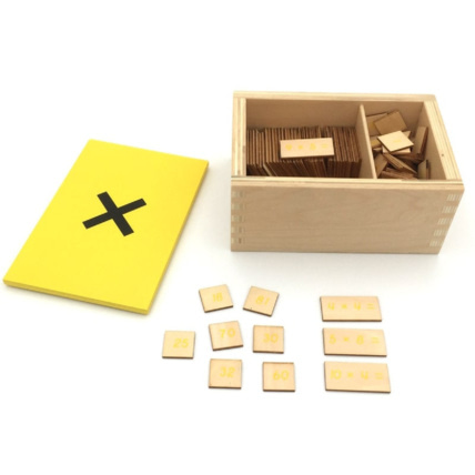 Avis Boite des équations de la multiplication ambiance montessori 1