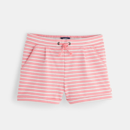 Avis Short en molleton imprimé rose fille OKAIDI 1