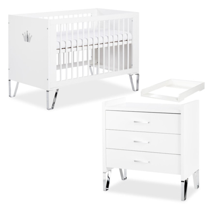 Avis Chambre bébé lit évolutif et commode avec plan à langer BLANKA Mon Mobilier Design 1