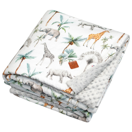 Avis Grand plaid, couverture réversible en minky Sevira Kids 1