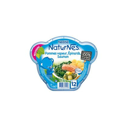 Avis NaturNes Pommes vapeur épinards saumon NESTLÉ 1
