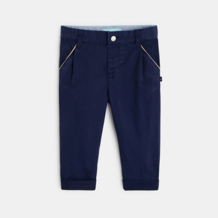 Avis Pantalon chino à pinces en twill OBAÏBI 1