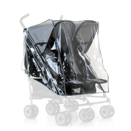 Avis Habillage pluie poussettes doubles Roadster - Turbo Duo Hauck 1