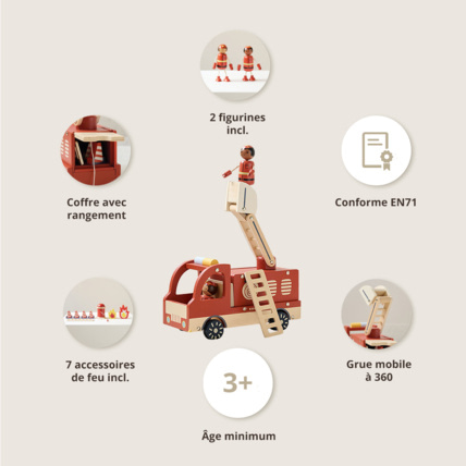 Avis Camion de pompiers en bois Petite Amélie 3