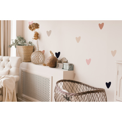 Avis Stickers cœurs colorés 1 taille Mon Lit Cabane 1