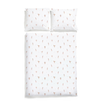 Avis Housse de couette en satin de coton - Ballerines Mon Lit Cabane 2