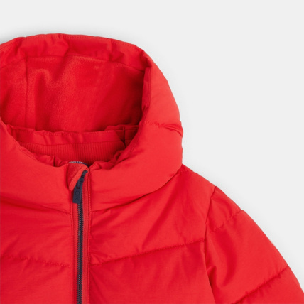Avis Doudoune épaisse à capuche rouge garçon OKAIDI 3