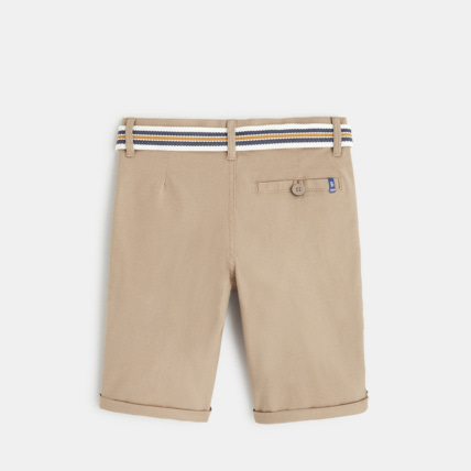 Avis Bermuda slim maille fantaisie beige garçon OKAIDI 4