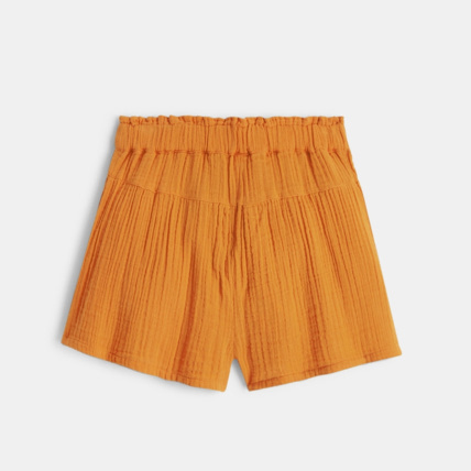 Avis Short en gaze de coton beige fille OKAIDI 4