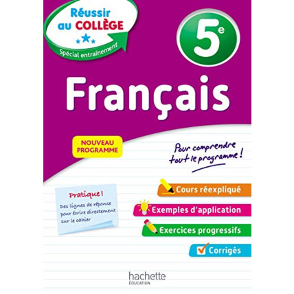 Avis Réussir au collège - Français 5e Hachette Éducation 1