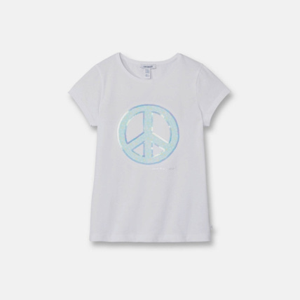 Avis T-shirt à motif magique bleu fille OKAIDI 3
