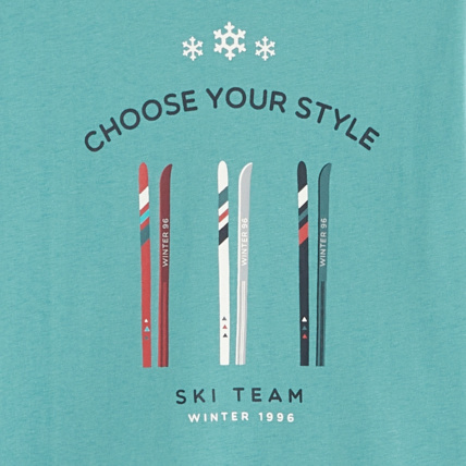 Avis T-shirt manches longues motif Ski vert garçon OKAIDI 2