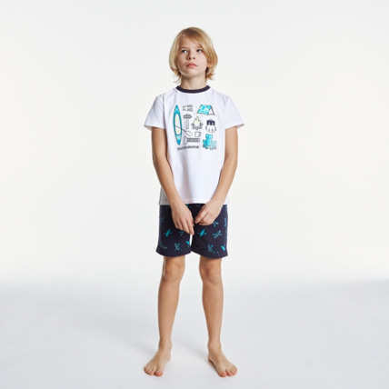 Avis Pyjama short vacances blanc garçon OKAIDI 1