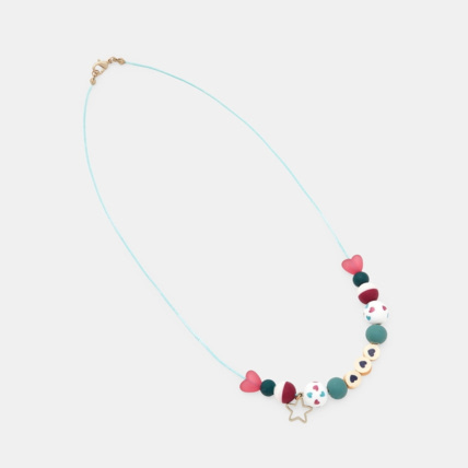 Avis Collier de perles vert fille OKAIDI 1