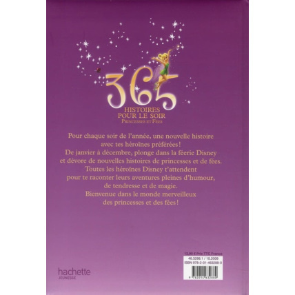 Avis 365 histoires pour le soir Princesses et Fées DISNEY 2