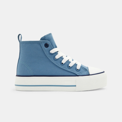 Avis Baskets toile montantes bleues fille OKAIDI 1