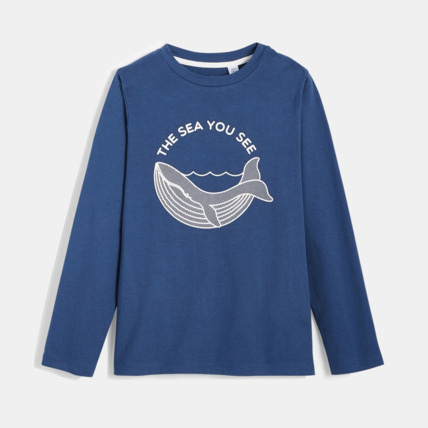 Avis T-shirt à motif bleu garçon OKAIDI 1