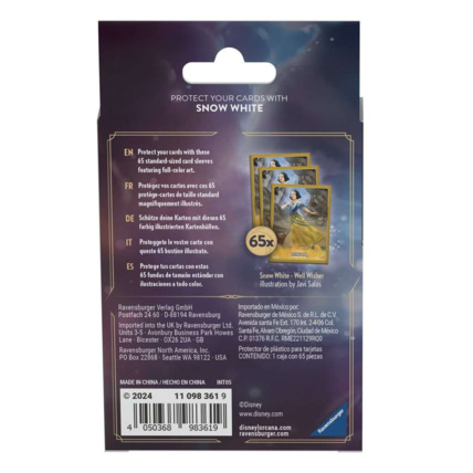 Avis Disney Lorcana Set 4: sleeves Blanche-N. - de 8 ans RAVENSBURGER 2