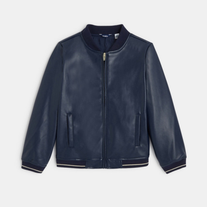 Blouson en faux cuir bleu fille OKAIDI Comparateur Avis Prix