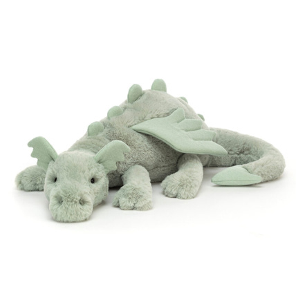 Avis Peluche dragon assoupi Grand Format - Sage Jellycat 1