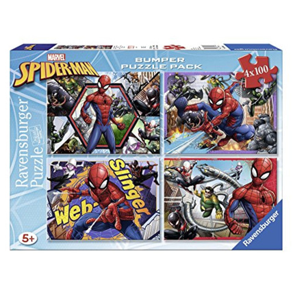 Avis Puzzle - Marvel - Pack Spiderman - 4x100 pièces RAVENSBURGER 1