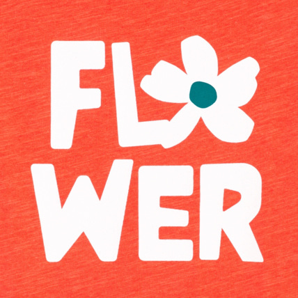 Avis T-shirt flower orange fille OKAIDI 3
