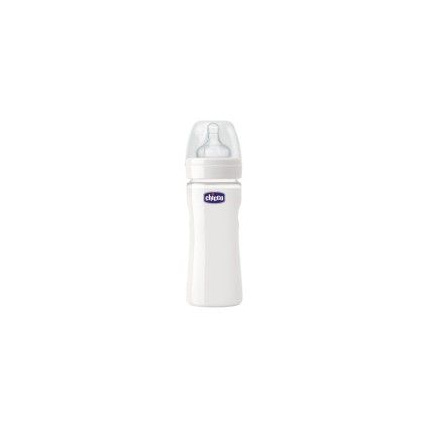 Avis Biberon verre anti hoquet 240 ml silicone flux normal 0m+ Chicco 1