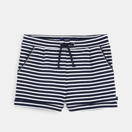 Avis Short en molleton imprimé bleu fille OKAIDI 1