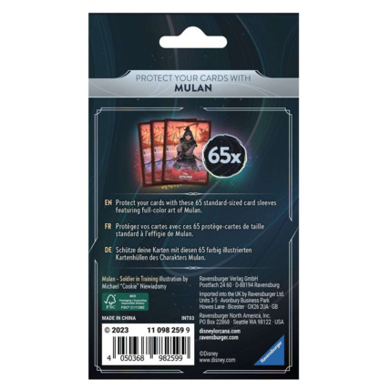 Avis Disney Lorcana Set 2: Sleeves Mulan - de 8 ans RAVENSBURGER 2