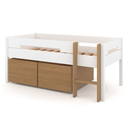 Avis Lit mi-hauteur avec rangements Milo 90x190 CHAMBREKIDS 1