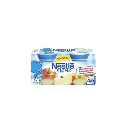 Avis P'tits pots Pomme 2x80g NESTLÉ 1