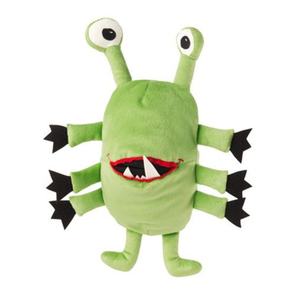 Avis Peluche marionnette Monstre Sagoskatt IKEA 1