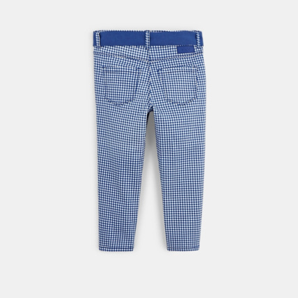 Avis Pantalon capri ceinturé bleu fille OKAIDI 2