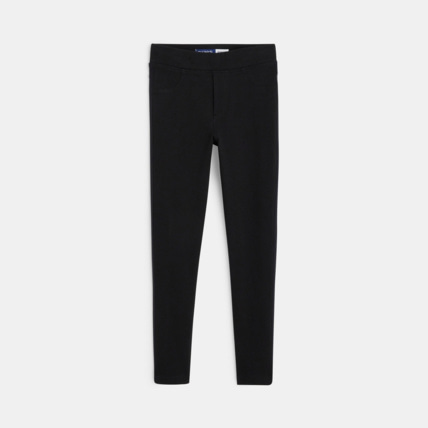 Avis Jeggings unis en jersey milano noir fille OKAIDI 1