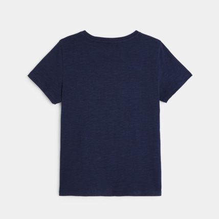 Avis T-shirt manches courtes "one for all, all for one" bleu garçon OKAIDI 3