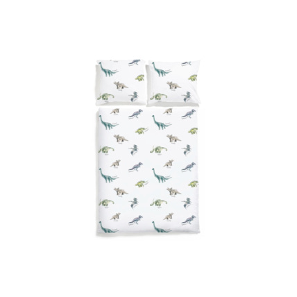 Avis Housse de couette en satin de coton - Dinosaures Mon Lit Cabane 1
