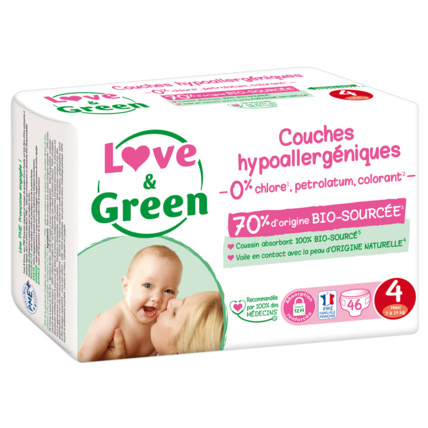 Avis Couches hypoallergéniques et écologiques Love & Green 4
