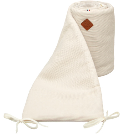 Avis Tour de lit universel en gaze de coton Nid d'abeille Sevira Kids 8