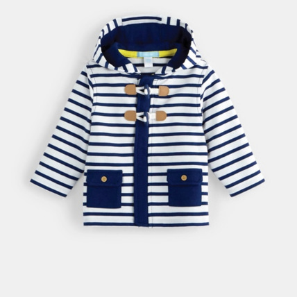 Avis Sweat zippé rayé à capuche OBAÏBI 1