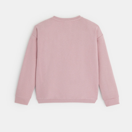 Avis Sweat-shirt à message Go Girl gris fille OKAIDI 4