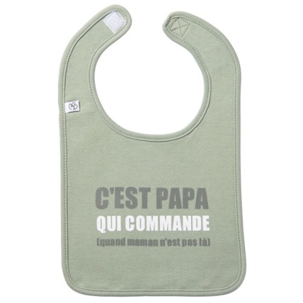 Avis Bavoir Cest papa qui commande BB AND CO 1