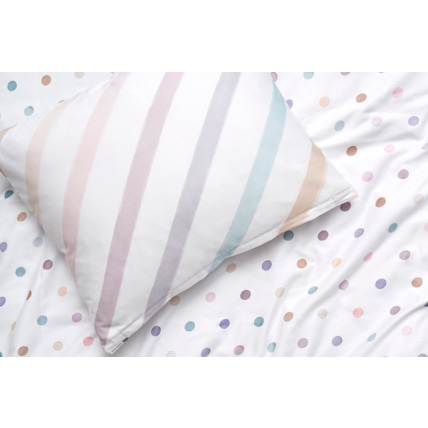 Avis Housse de couette en satin de coton - Pastel Duo Mon Lit Cabane 5