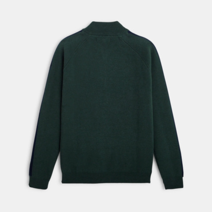 Avis Gilet zippé col montant vert garçon OKAIDI 3